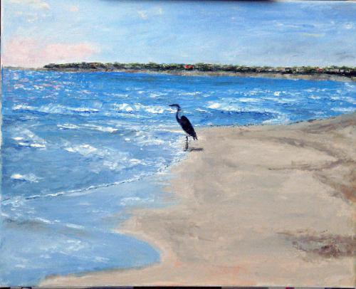 ST. GEORGE BEACH OIL ON CNVAS 16X20