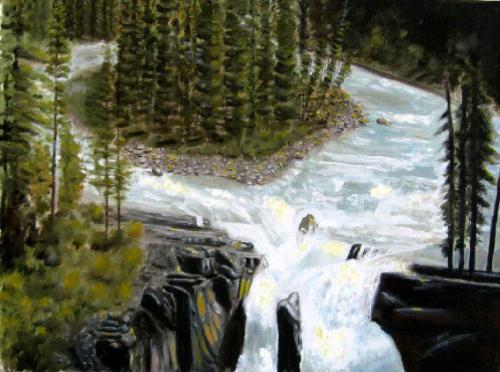 YUKON SPRING      OIL ON CANVAS 18X24