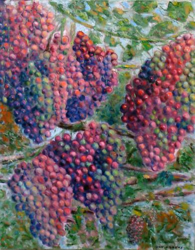 GRAPES OIL ON CANVAS 18X24